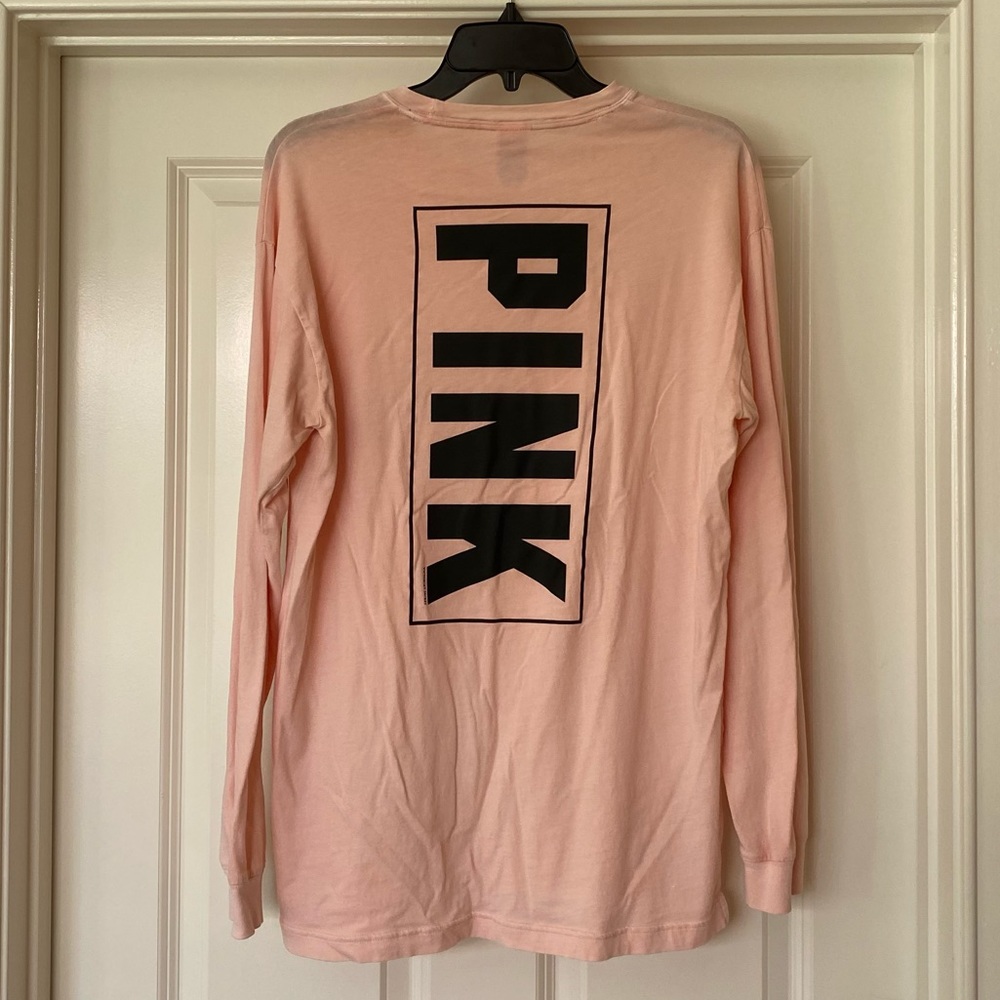 VS PINK Long-Sleeve Logo Tee - Picture 7 of 10